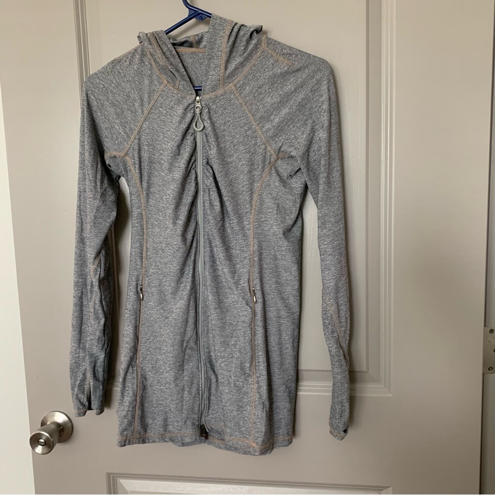 Athleta Vitamin Sea Hooded Jacket Gray Women’s XS